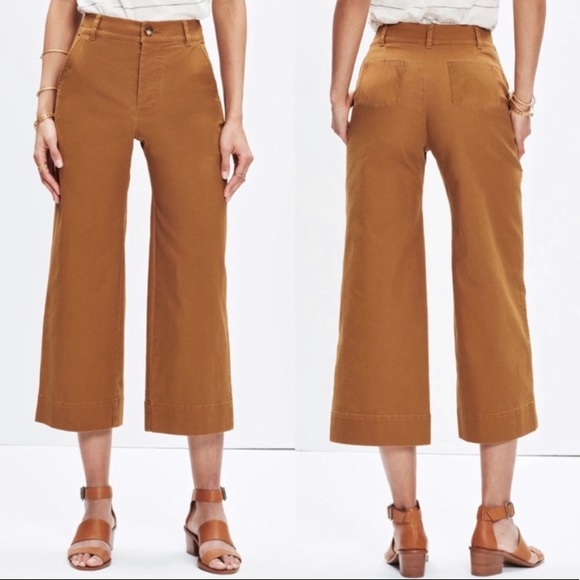 Madewell Pants - Madewell Langford Wide Leg Crop Pants